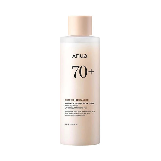 Anua 70+ Rice + Ceramides Glow Milky Toner 250ml